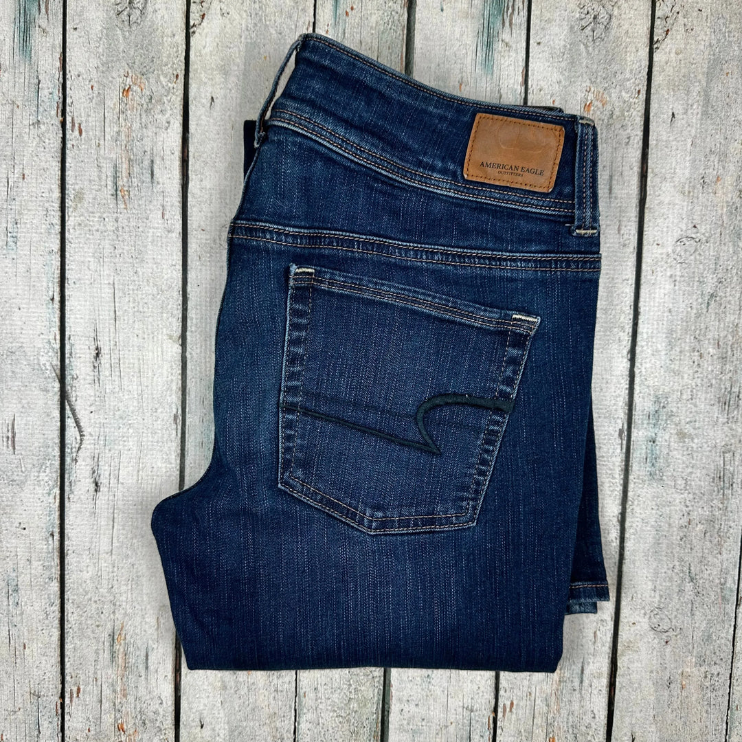 American Eagle Sretch 'Kick Boot' Jeans- Size 12 - Jean Pool