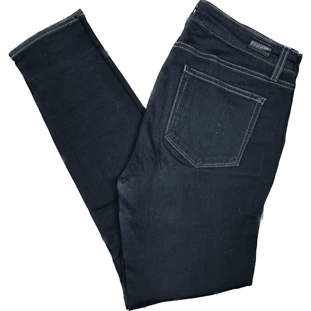 Paige 'Edgemont' Zip Feature Slim Fit Jeans - Size 31" or 13AU - Jean Pool