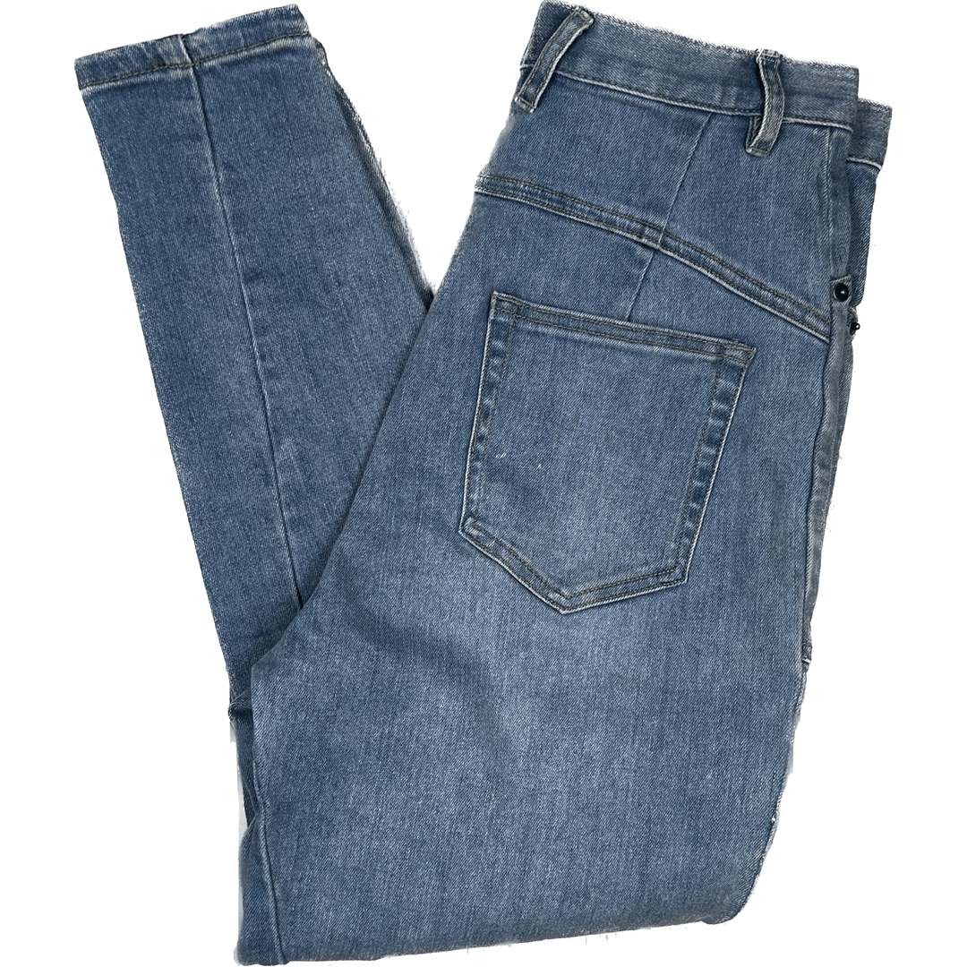 Morrison High Waist Tapered LegJeans - Size 8 - Jean Pool