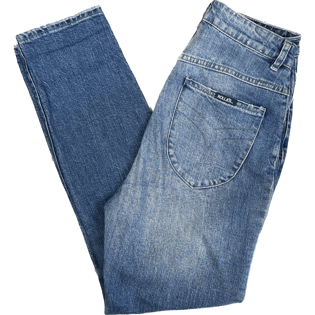 Rolla’s 'Dusters' High Rise Slim Fit Jeans - Size 10 - Jean Pool