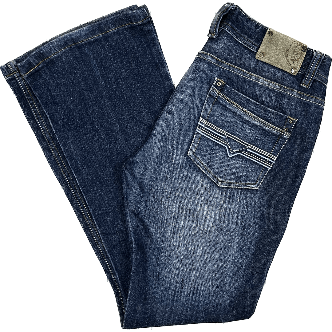 Diesel Ladies ’Rame’ Low Rise Bootcut Jeans -Size 32/32 - Jean Pool