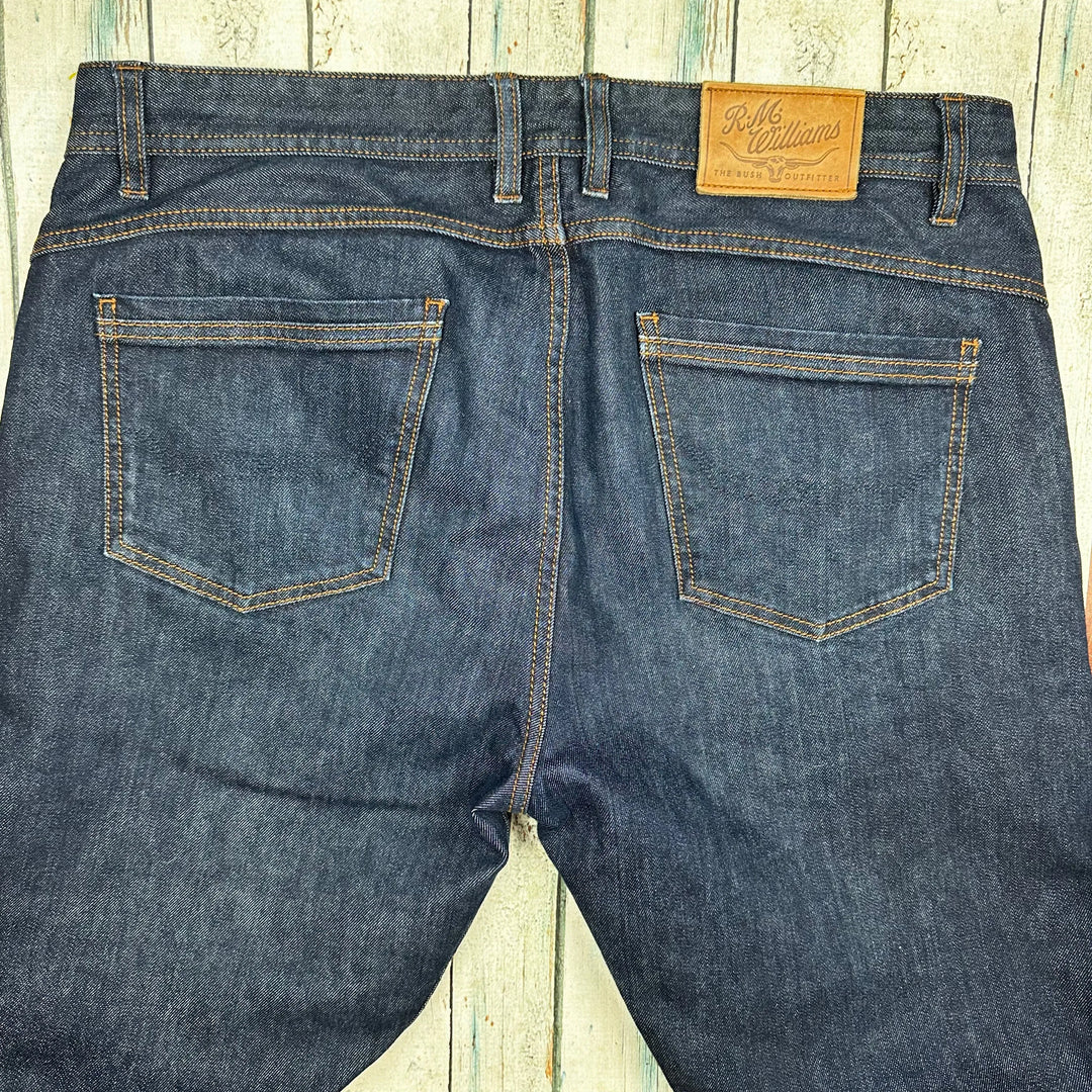 R.M. Williams Mens Selvedge Denim Jeans- Size 36R - Jean Pool