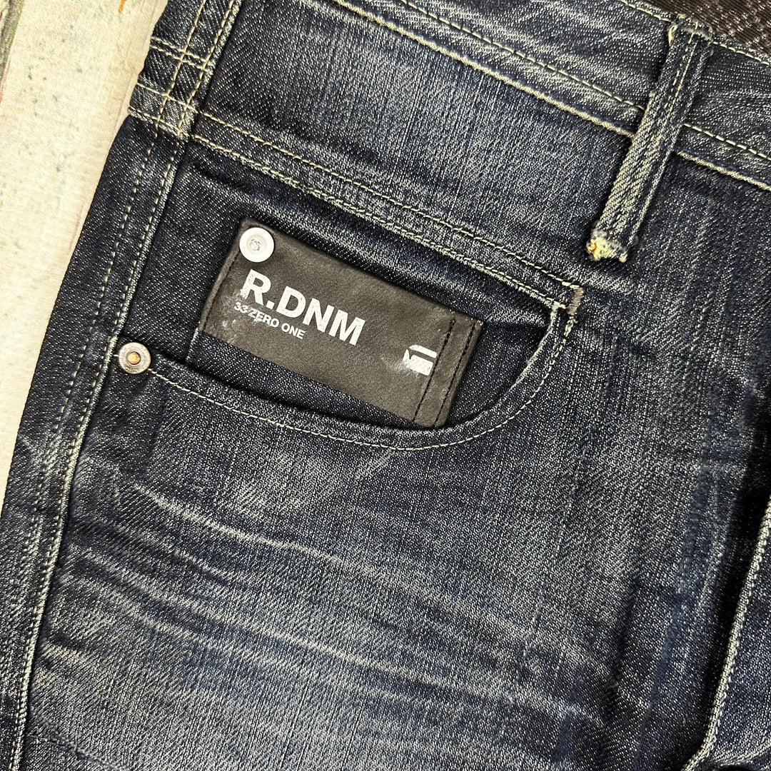 G Star Raw 'Millar' Button Front Denim Midi Skirt - Size 28 - Jean Pool