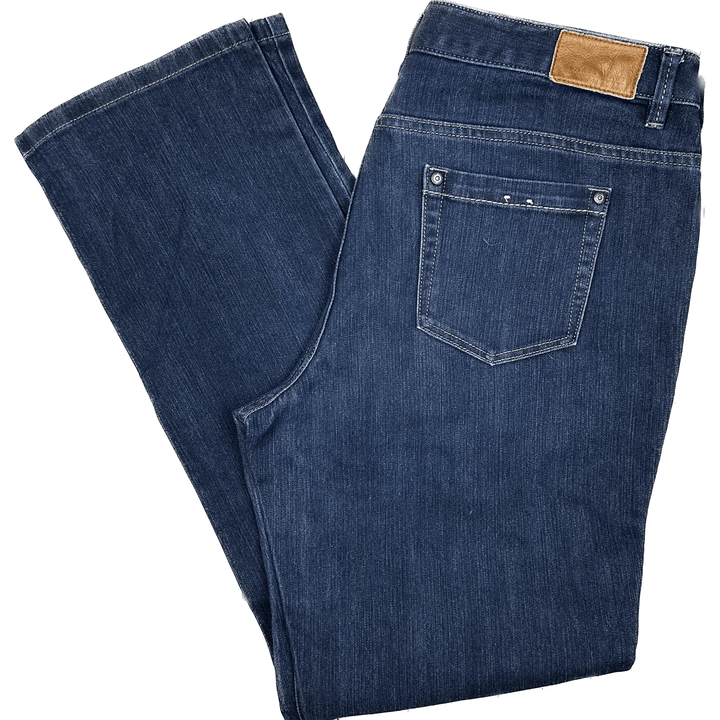 Sportscraft 'Thea' Slim Leg Stretch Denim jeans - Size 15 - Jean Pool