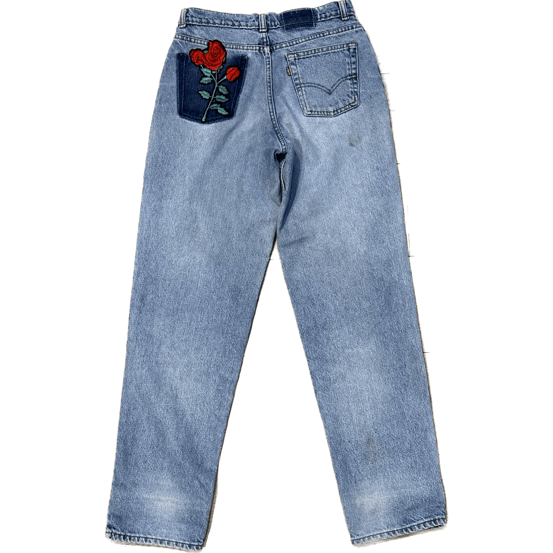 Reworked Vintage 90’s Levis 535 Jeans - Size 8/9 - Jean Pool