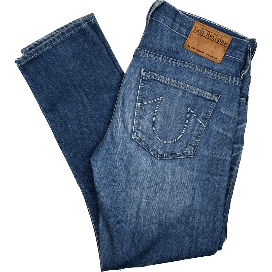 True Religion 'Audrey' Selvedge Denim Jeans- Size 28 - Jean Pool