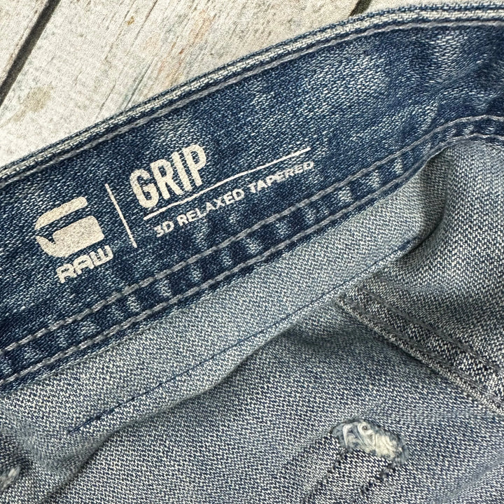 G Star RAW 'Grip' Relaxed Tapered Jeans - Size 36 - Jean Pool