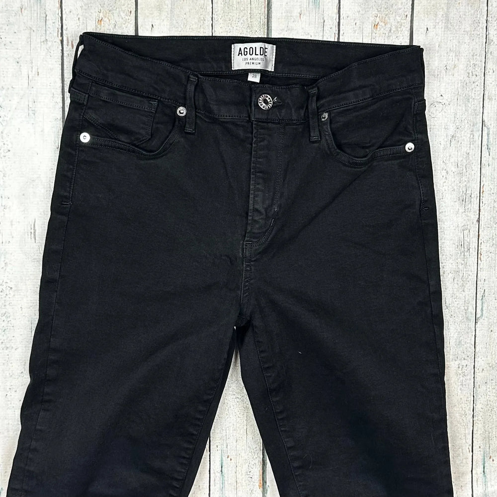 AGOLDE Black Skinny Ankle Jeans- Size 28 - Jean Pool