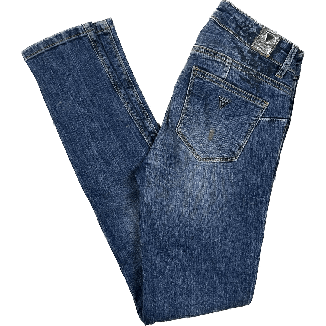 Guess Denim 'Curve X' Skinny Jeans -Size 25 - Jean Pool