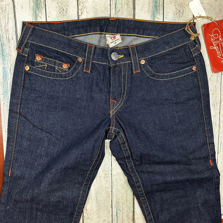 NWT - True Religion 'Stevie' Straight BootLeg Jeans- Size 30 - Jean Pool