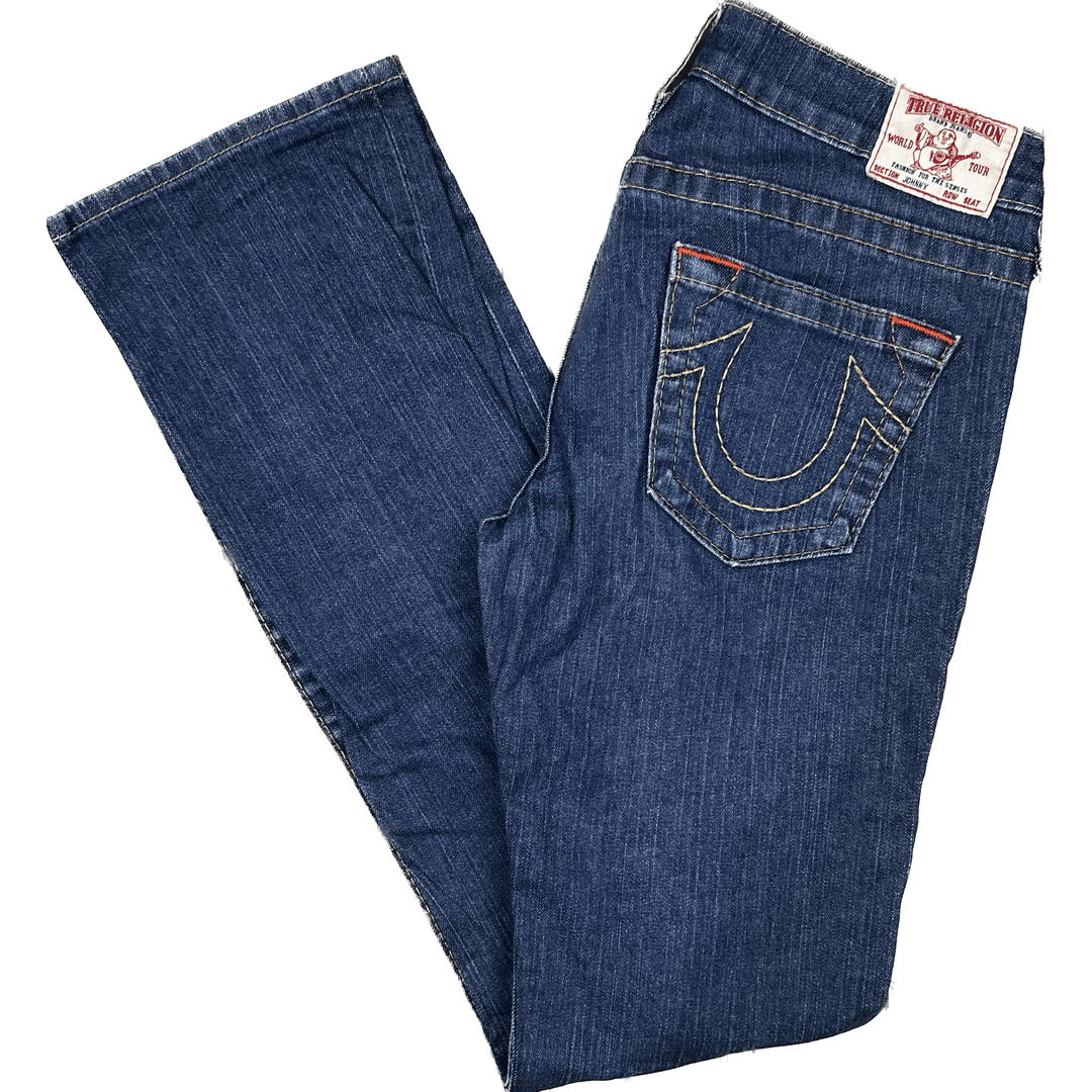 True Religion 'Johnny' Straight Bootcut Jeans- Size 28 - Jean Pool