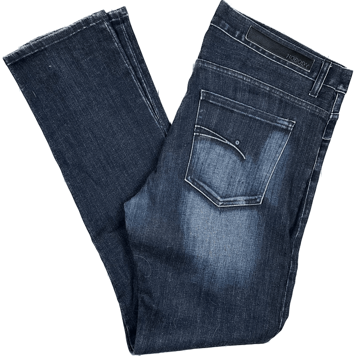 NOBODY Mens Slim Straight Jeans - Size 36L - Jean Pool