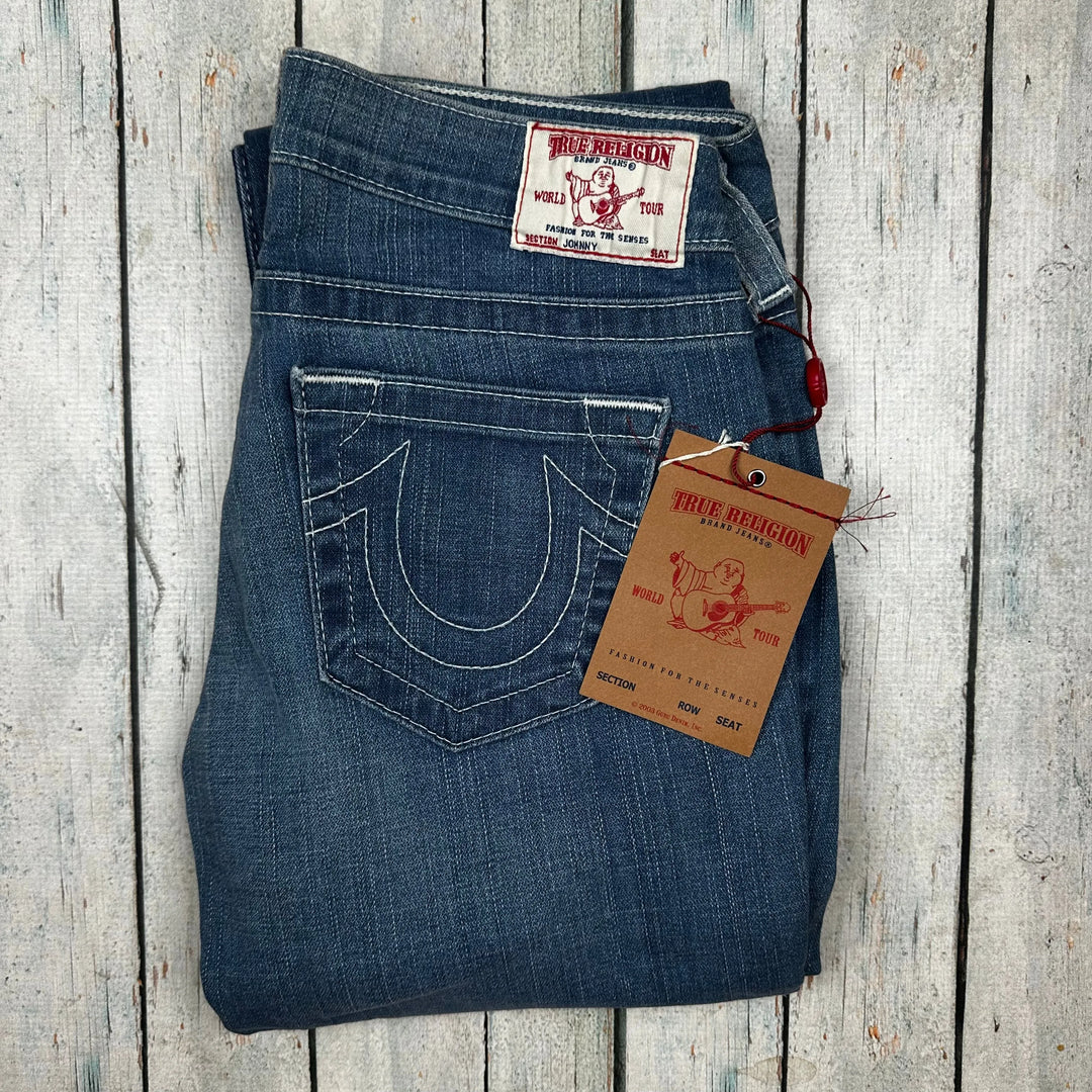 NWT - True Religion 'Johnny' Bootcut Jeans- Size 28 - Jean Pool