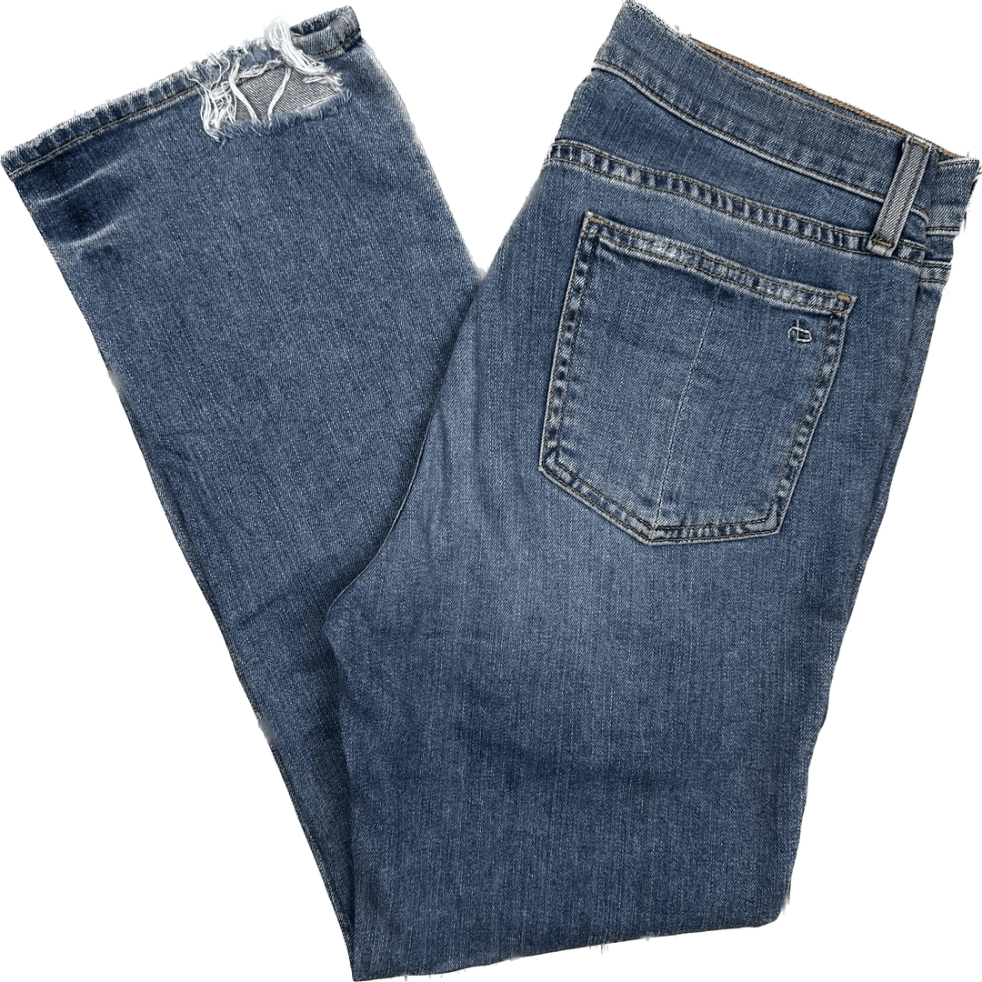 Rag & Bone 'The Stovepipe' Straight Belle Wash Jeans- Size 28 - Jean Pool