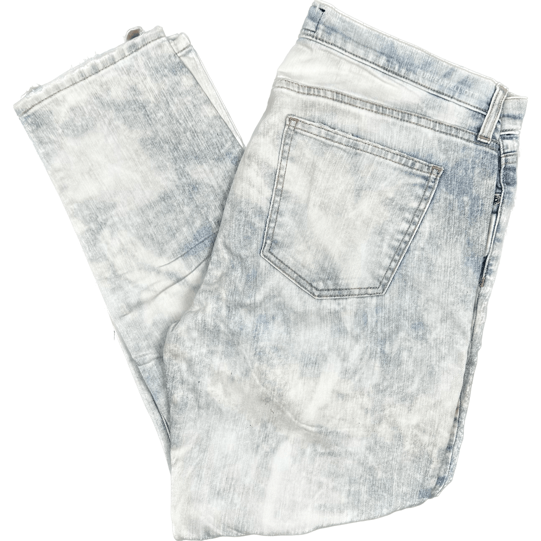 Current/Elliot 'The Stiletto' Crazy Wash Skinny Jeans- Size 32 - Jean Pool