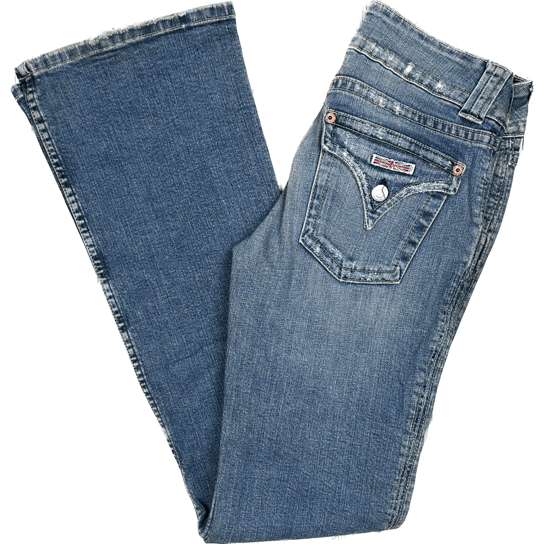 Hudson USA Low Rise Bootcut Flap Pocket Jeans - Size 29 - Jean Pool