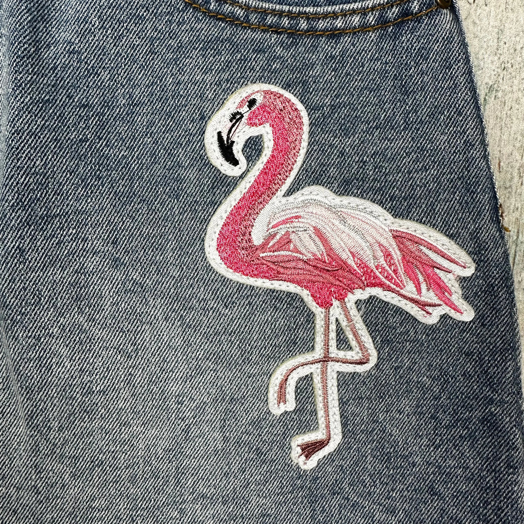 MPD Stretch Denim 'Flamingo' Jean Skirt - Size XS Suit 8AU - Jean Pool
