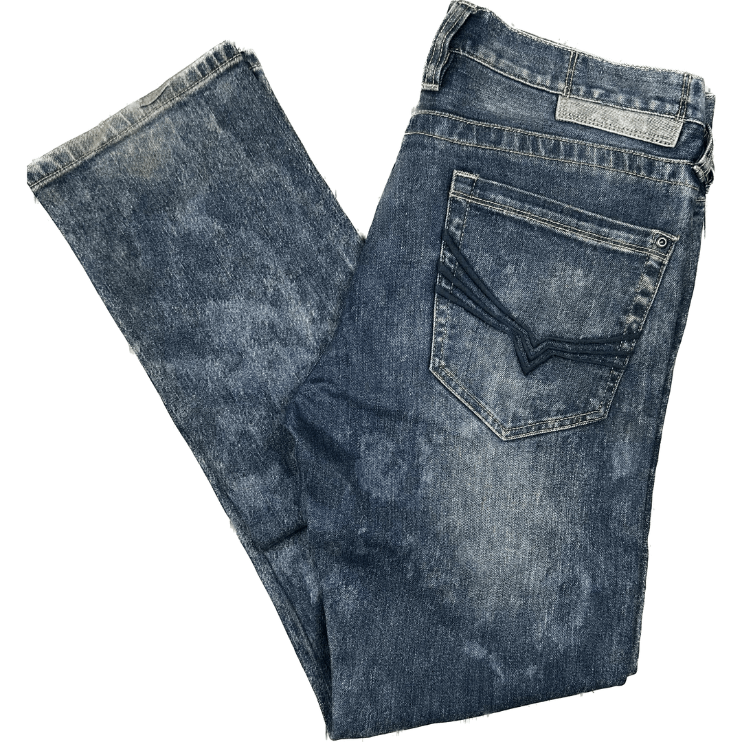 G by Guess 'Korbin' Slim Straight fit Mens Jeans - Size 32/32 - Jean Pool