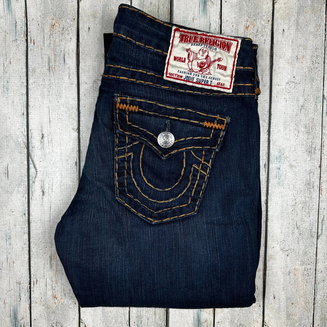 True Religion Chunky Stitch 'Jodie Super T' Jeans- Size 30 - Jean Pool