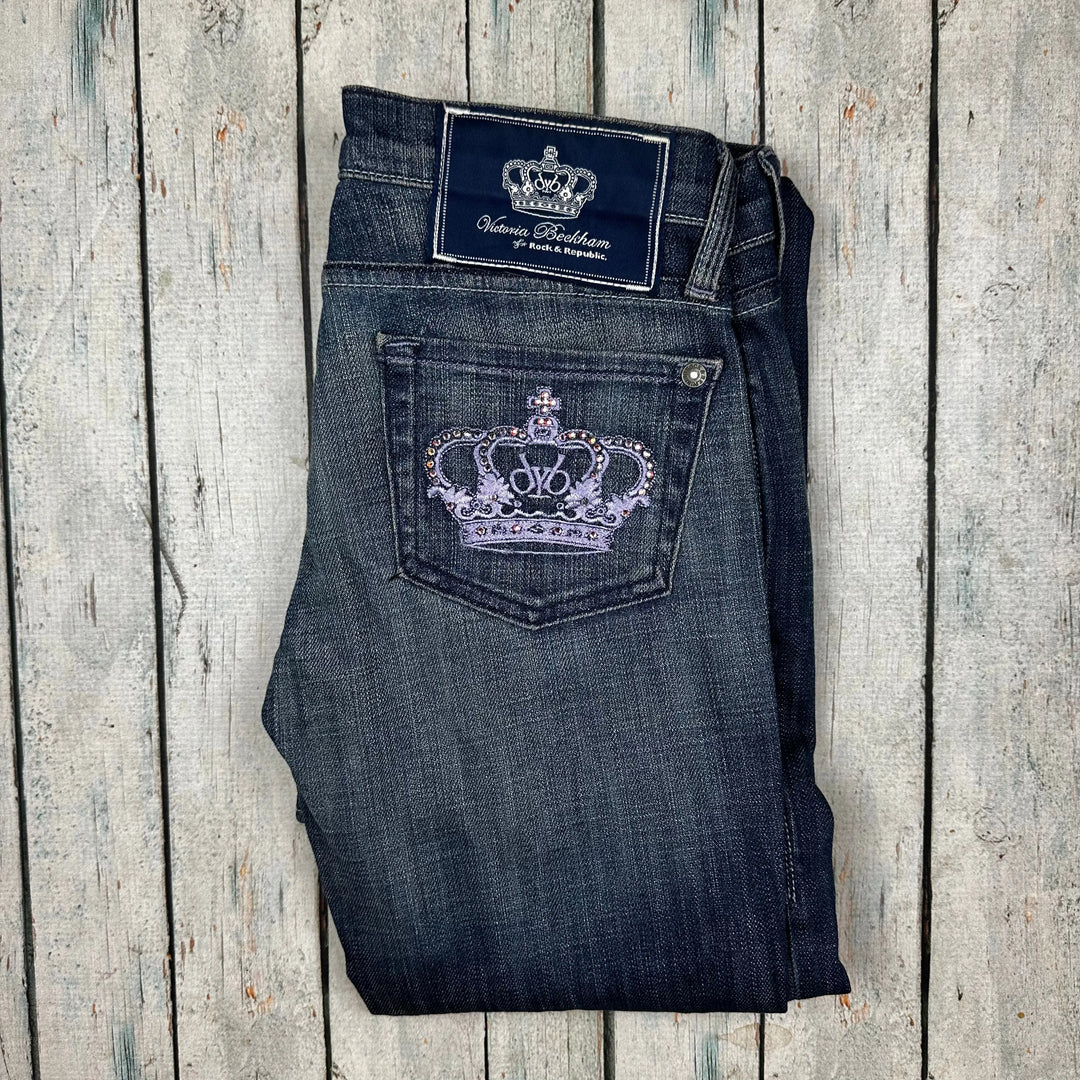 Victoria Beckham for Rock Republic Crown Pocket Jeans- Size 24 - Jean Pool