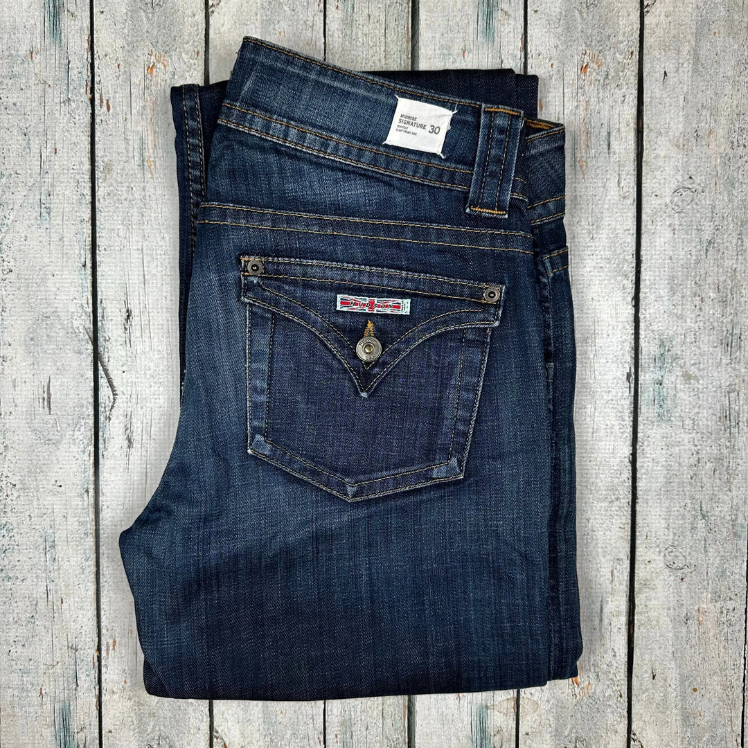 Hudson USA Mid Rise Signature Bootcut Jeans Size 30 Jean Pool
