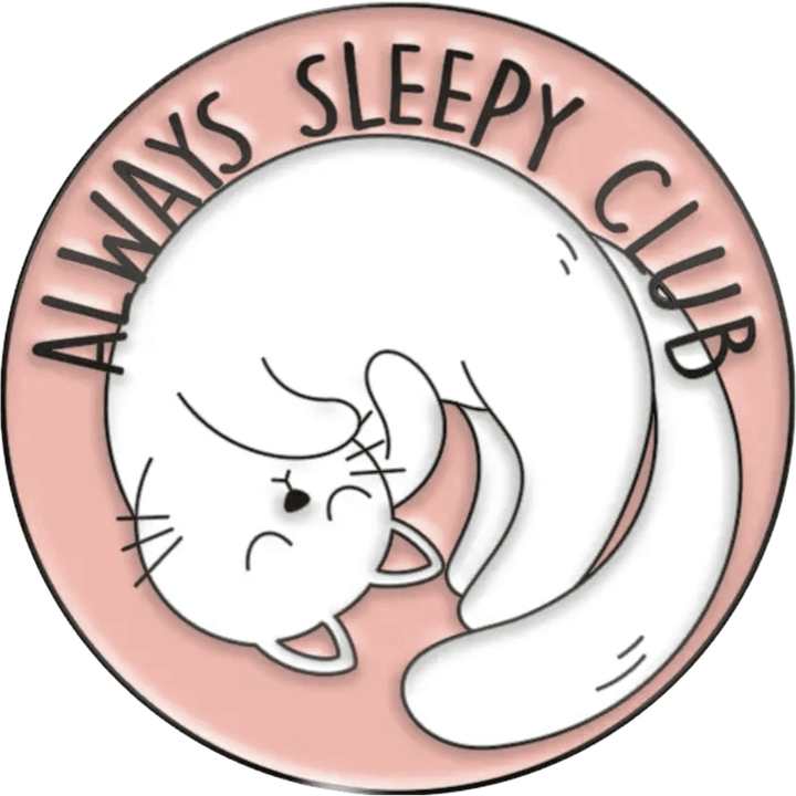 Always Sleepy Club- Cat- Enamel Pin - Jean Pool