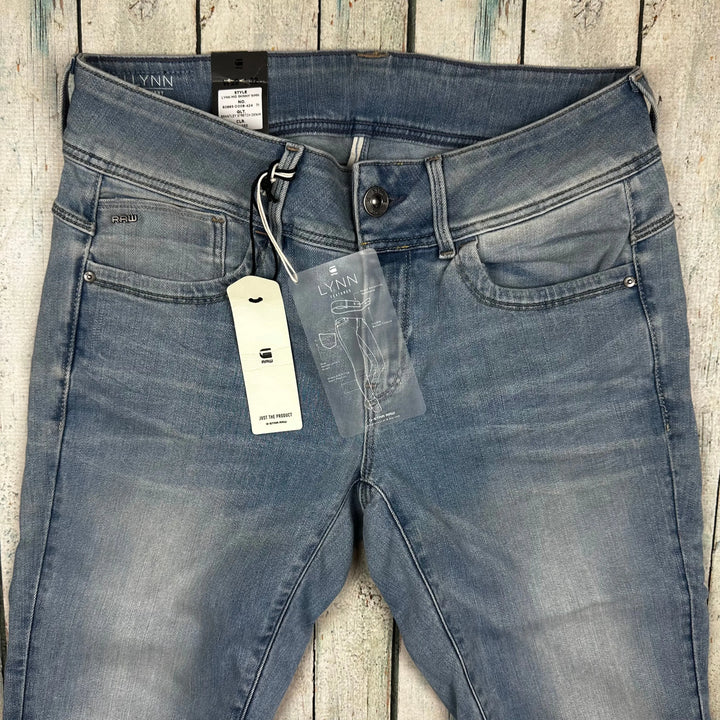 NWT - G Star RAW Womens 'Lynn Mid Skinny' Brantley Jeans -Size 29 - Jean Pool