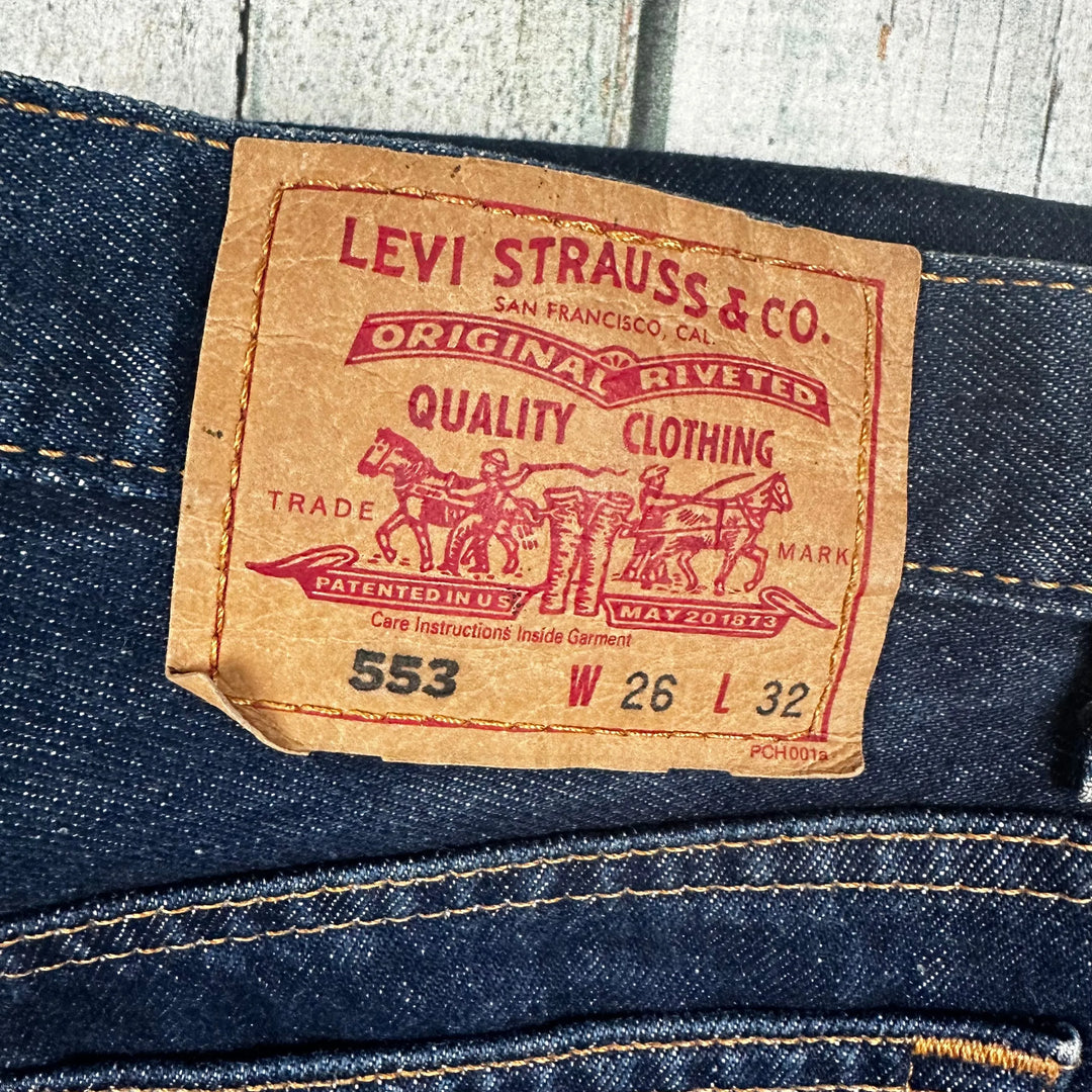 Vintage 1990's Australian Made Levis 553 Jeans - Size 26/32 - Jean Pool