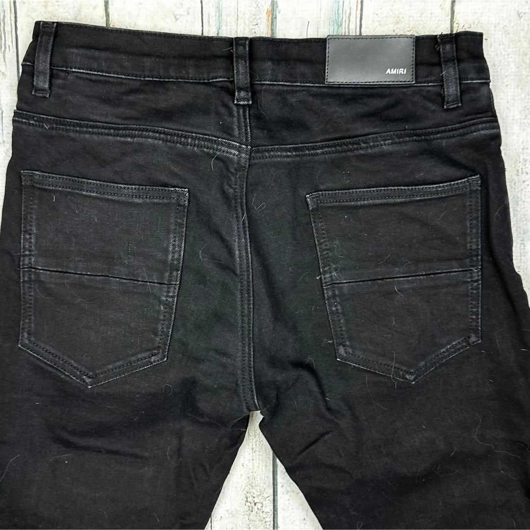 AMIRI Black Crystal Mens Destroyed Skinny Jean Size 30 – Jean Pool