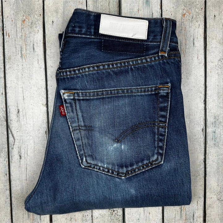 Reworked RE/DONE Tapered Crop Jeans - Size 25 - Jean Pool