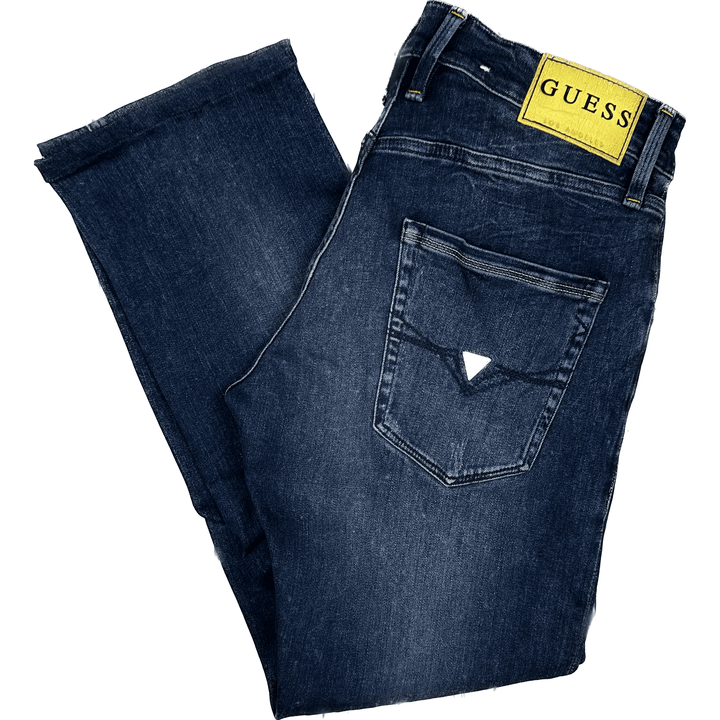 Guess Mens 'Vermont' Slim Straight Stretch Jeans - Size 31S - Jean Pool