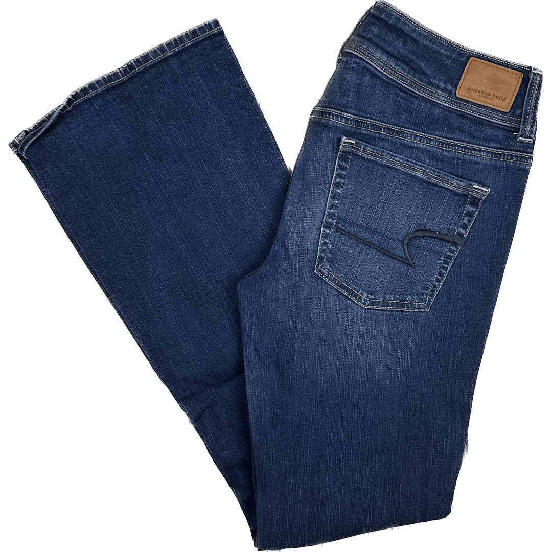 American Eagle Sretch 'Kick Boot' Jeans- Size 12 - Jean Pool