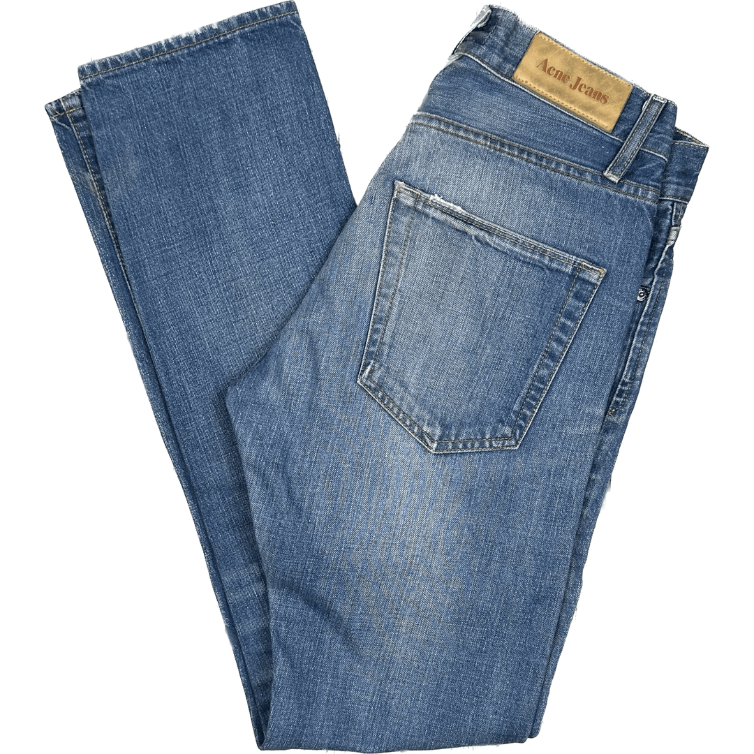 Acne Ladies 'Off Duty' Straight Fit Jeans - Size 28/32 - Jean Pool