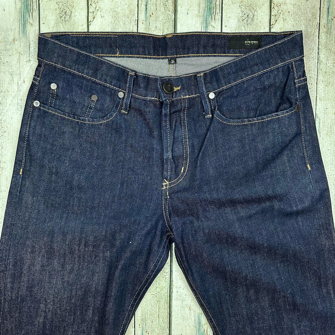 THVM Usa Made Mens 'Tapered' Stretch Jeans - Size 31 - Jean Pool