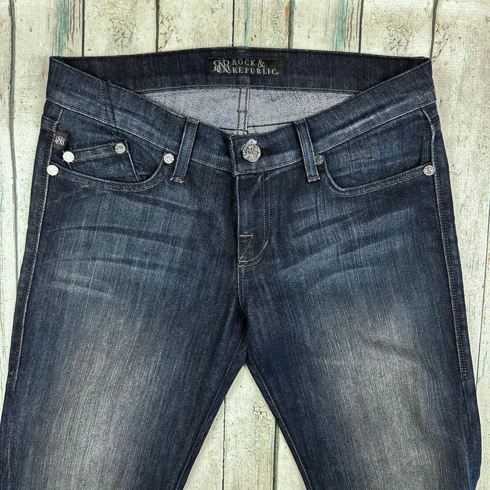 Rock & Republic 'Kasandra' Bootflare Jeans- Size 28 - Jean Pool