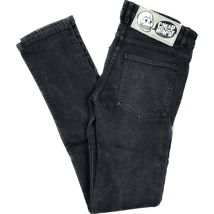 Cheap Monday Black Wash Skinny Jeans - Size 29/34 - Jean Pool