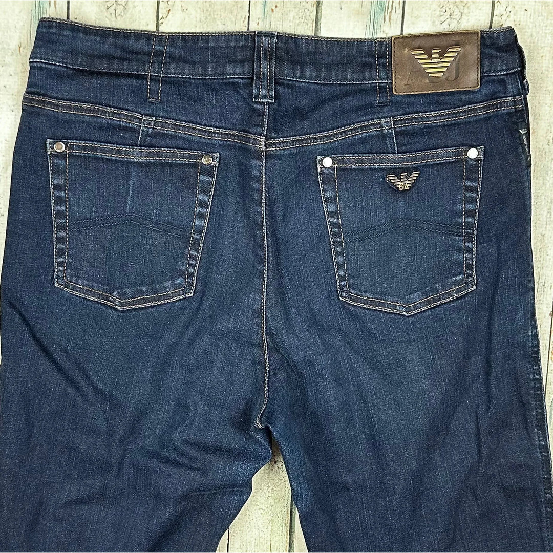 Armani Jeans Classic Straight Stretch Jeans -Size 32S - Jean Pool