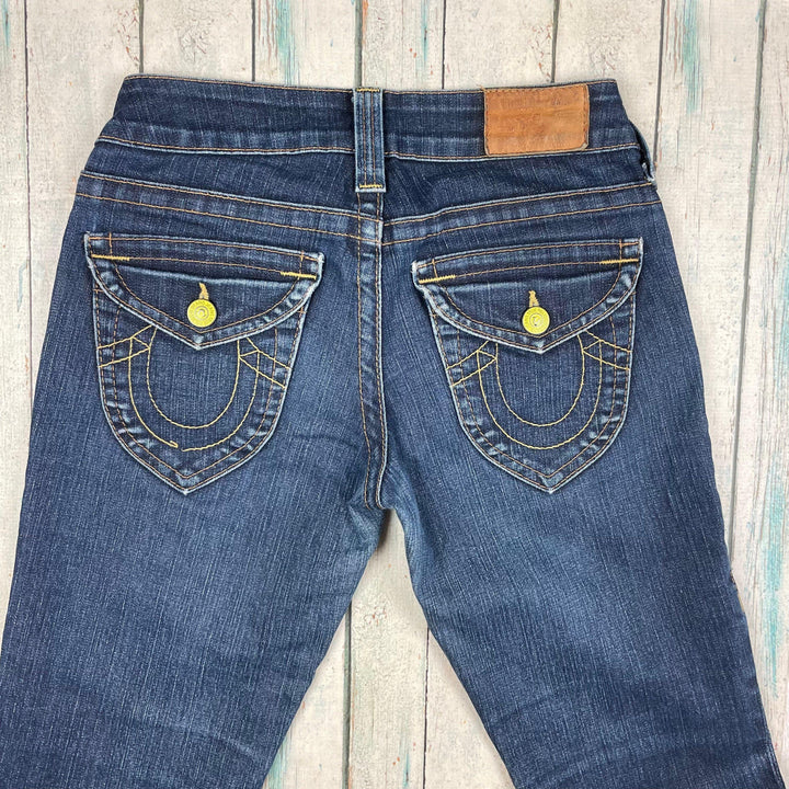 True Religion USA Made Low Rise Slim Fit Jeans- Size 27 X-Long - Jean Pool