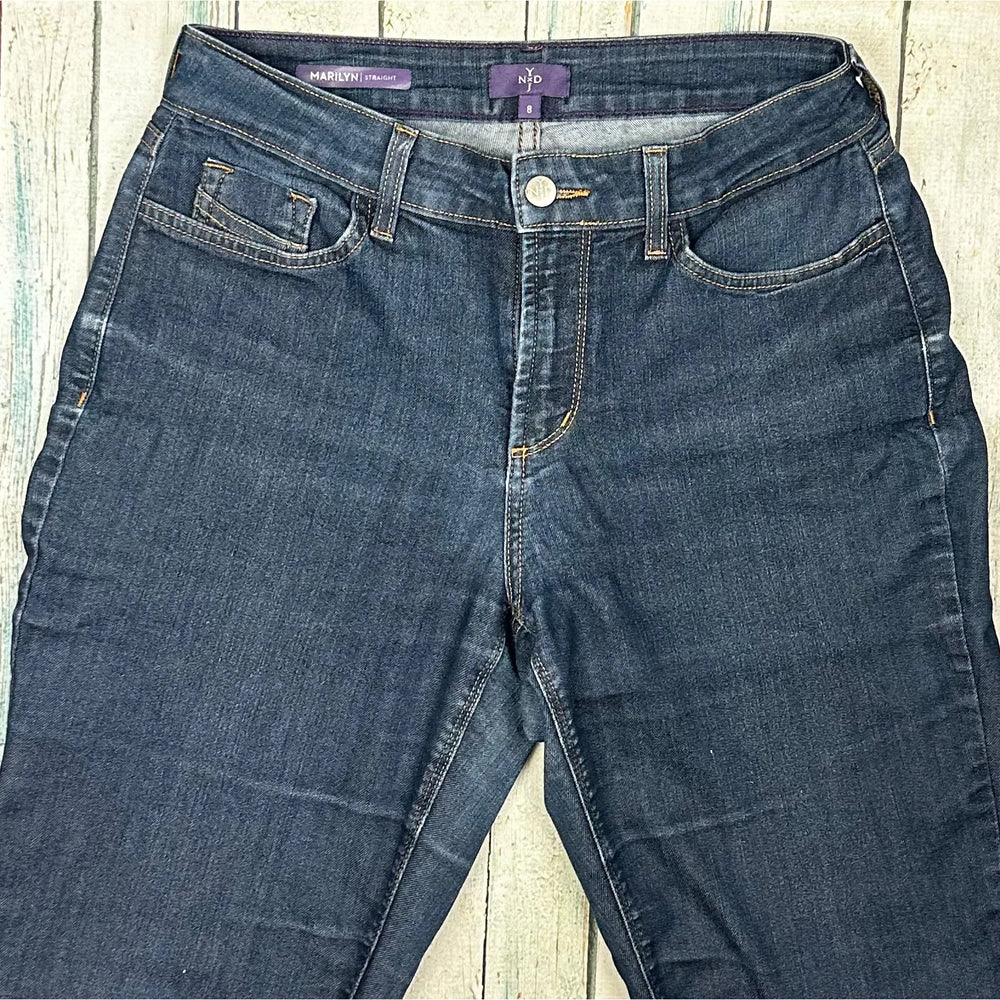 NYDJ 'Lift & Tuck' MARILYN Straight Leg Jeans -Size 8US suit 12AU - Jean Pool