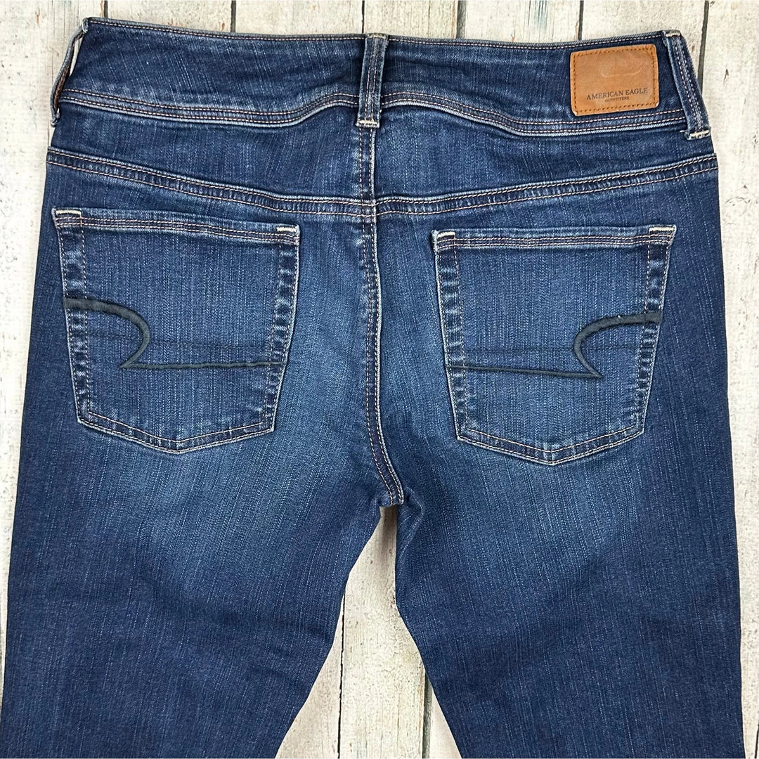 American Eagle Sretch 'Kick Boot' Jeans- Size 12 - Jean Pool