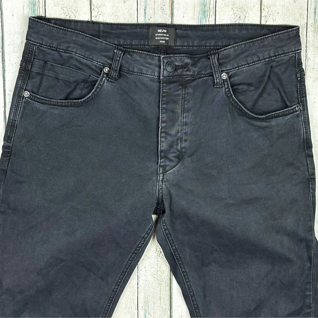 NEUW 'Lou Slim' Mens Black Jeans - Size 34/32 - Jean Pool