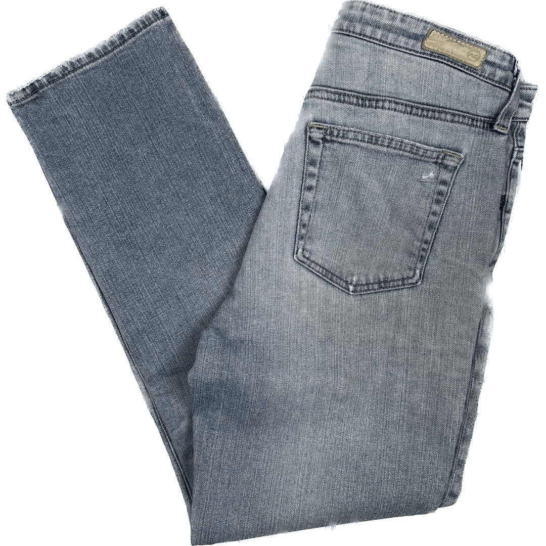 AG Adriano Goldschmied 'Isabelle' High Rise Straight Crop Jeans- Size 29R - Jean Pool