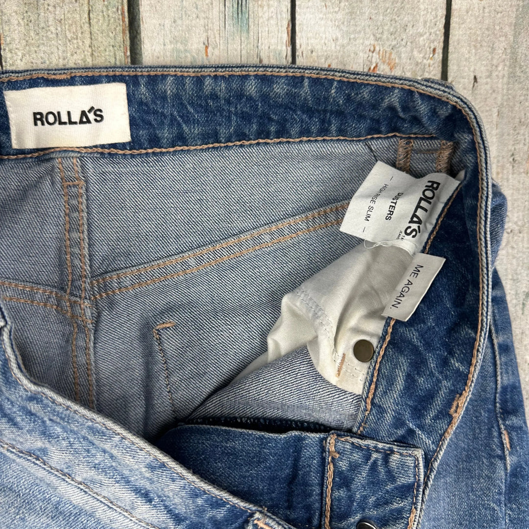 Rolla’s 'Dusters' High Rise Slim Fit Jeans - Size 10 - Jean Pool