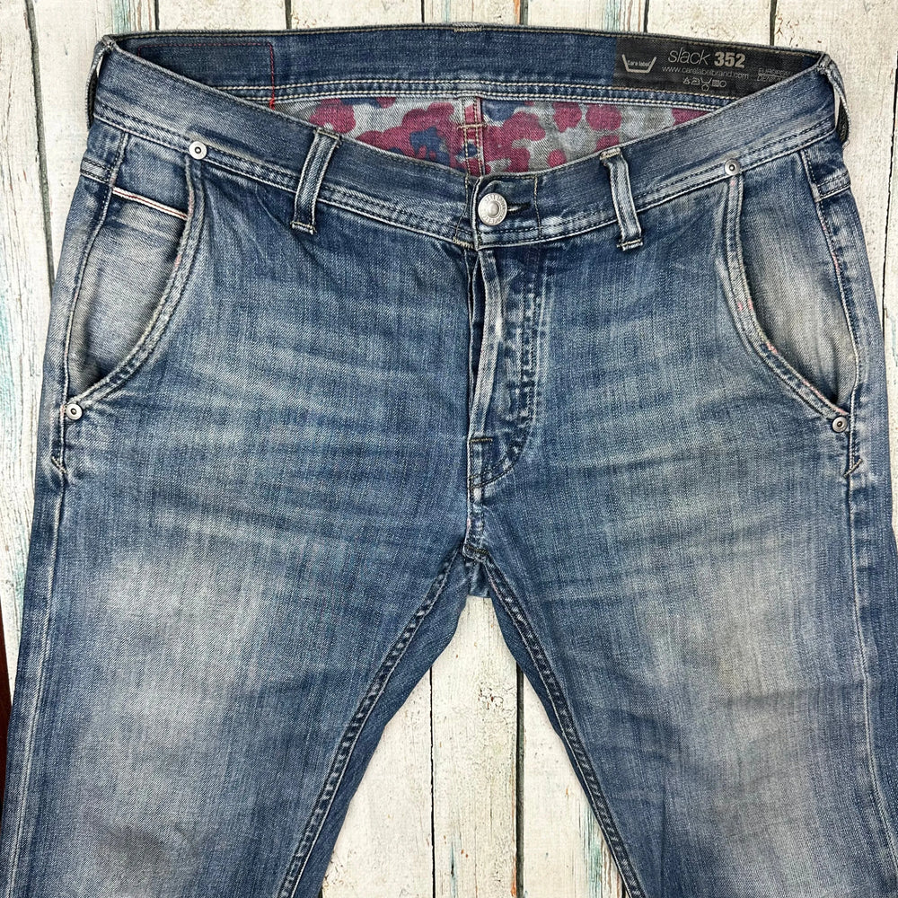 Care Label Italian Mens 'Slack 352' Denim Jeans -Size 32 - Jean Pool