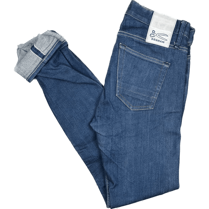 Denham 'Bolt' Skinny Mens Selvedge Jeans - Size 28 - Jean Pool