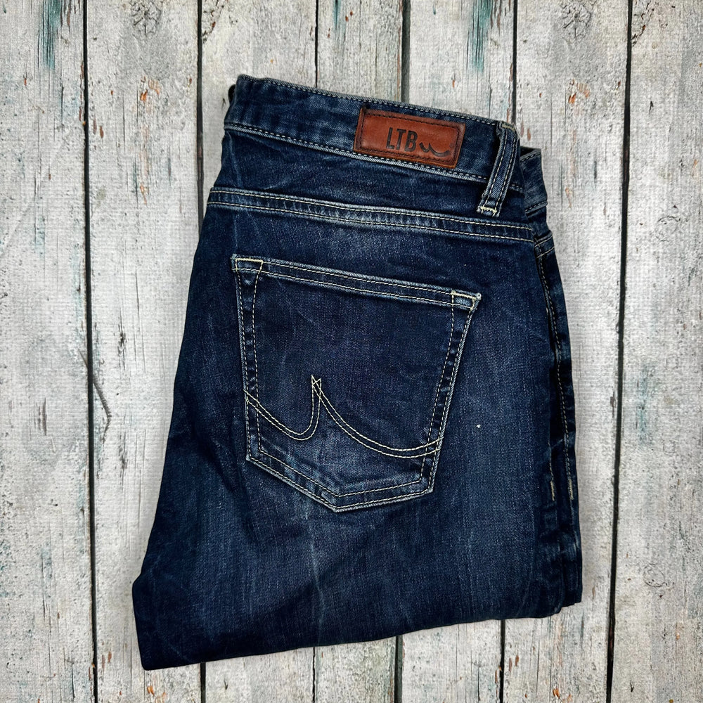 LTB Ladies Slim Fit 'Eliana' Distressed Straight Jeans -Size 30 - Jean Pool