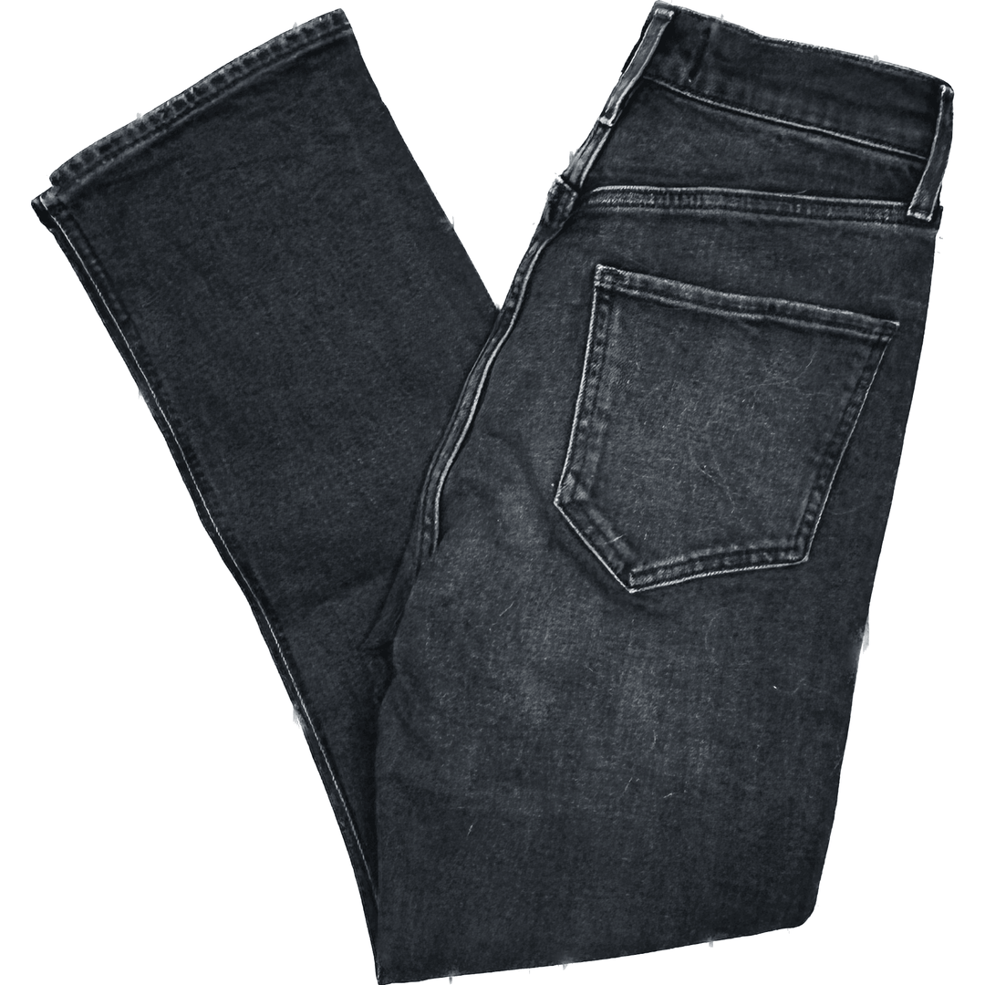 AGOLDE Black High Rise 'Riley' Jeans- Size 24 - Jean Pool