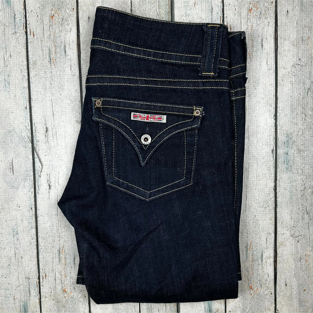 Hudson USA Low Rise Boot Leg Flap Pocket Jeans - Size 28 - Jean Pool