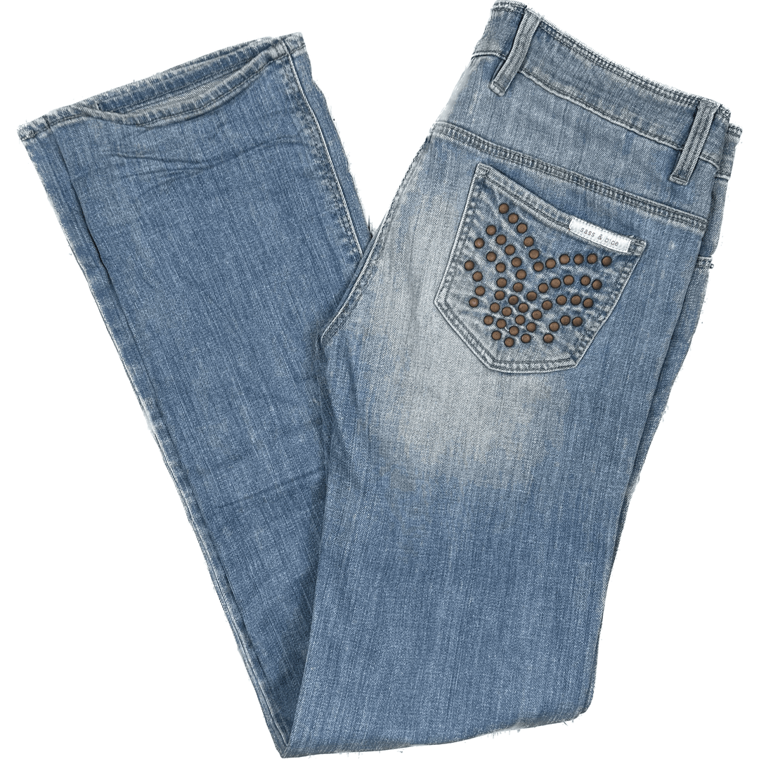 Sass & Bide Slim Straight Stretch Jeans -Size 28 - Jean Pool