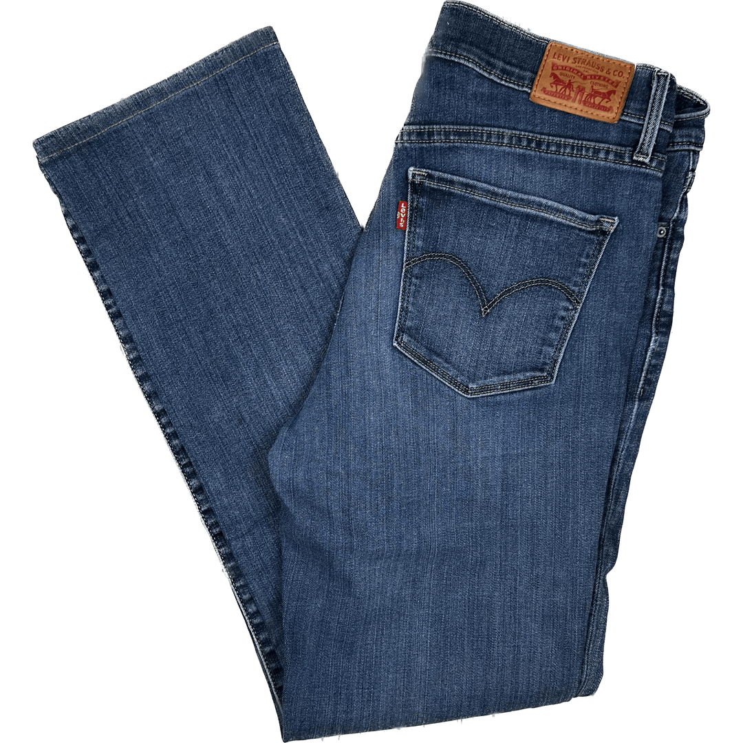 Levis Ladies 314 Shaping Straight Jeans - Size 29 (11AU) - Jean Pool